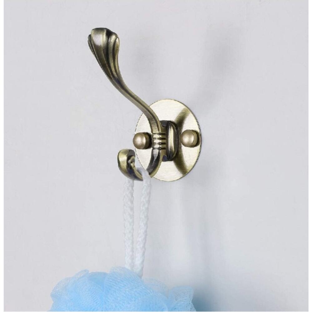 XYWHPGV Wall Hooks Zinc Alloy 4pcs Hooks Wall Storage Hanger 2-Pck - Picture 3 of 6